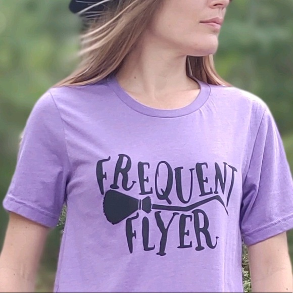 Halloween Witch Bella Canvas Tee-Heather Purple - Picture 4 of 4